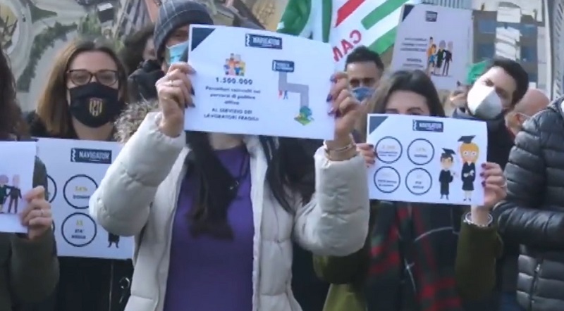 Fra 3 mesi contratto scaduto, protesta dei Navigator