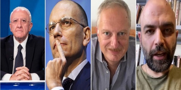 De Luca - Letta - Saviano- Scurati