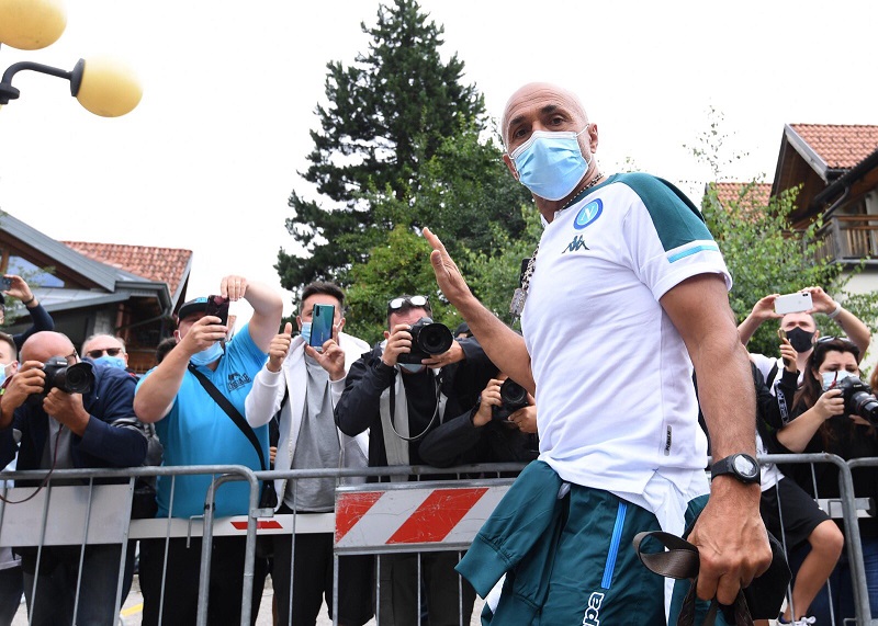 Il Napoli arrivato a Dimaro, via alla stagione 2021-22