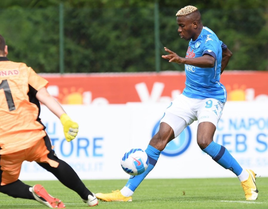 Napoli, 12 gol nel primo test: poker Osimhen
