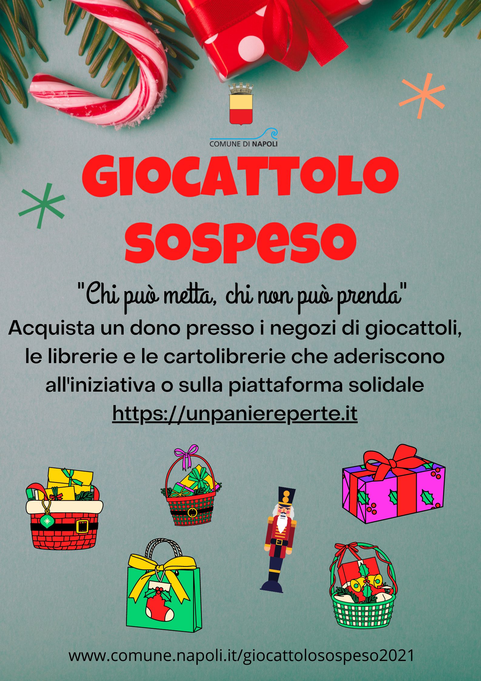 Napoli, al via “Giocattolo sospeso”