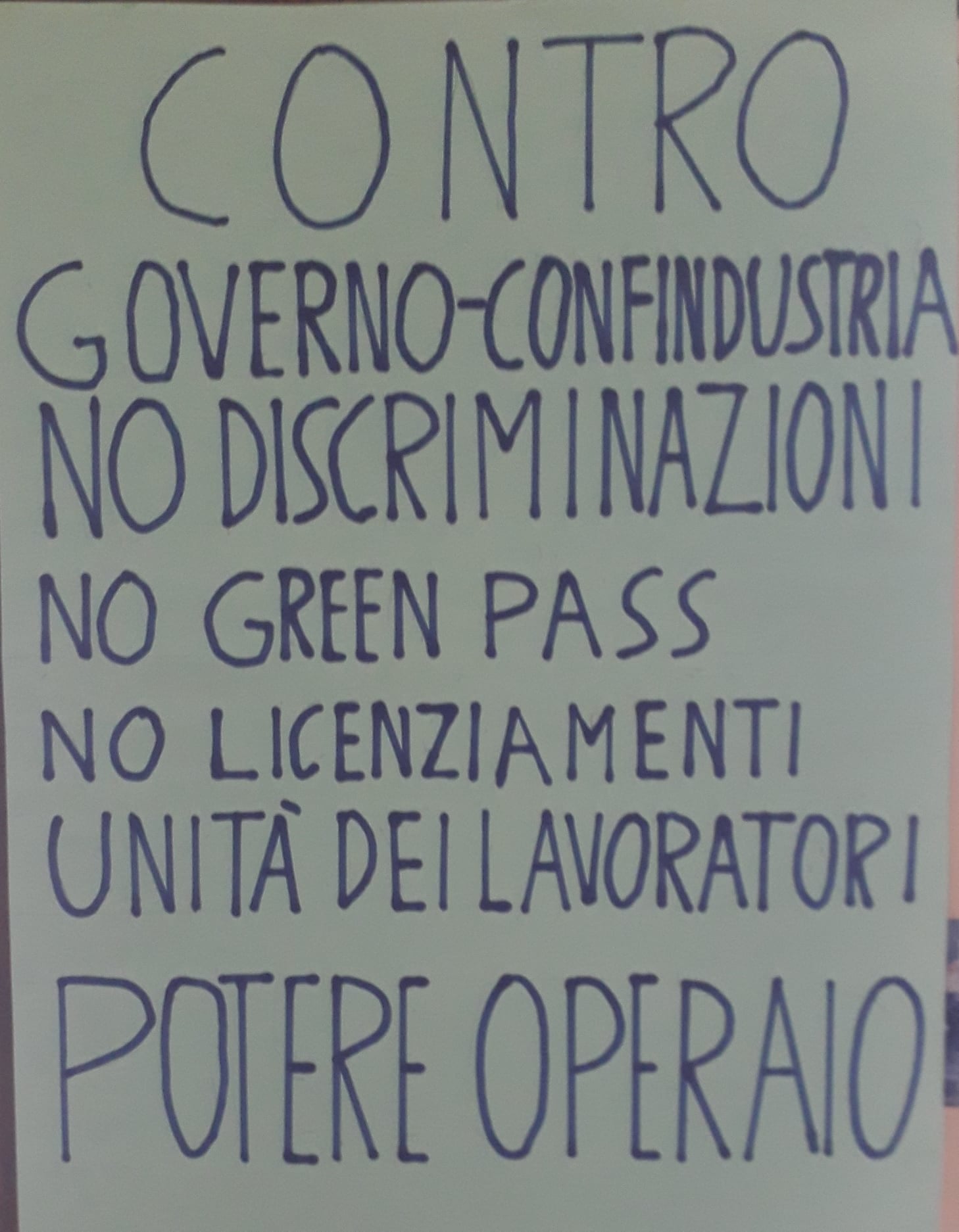 Green Pass, è tempo per una nuova Resistenza