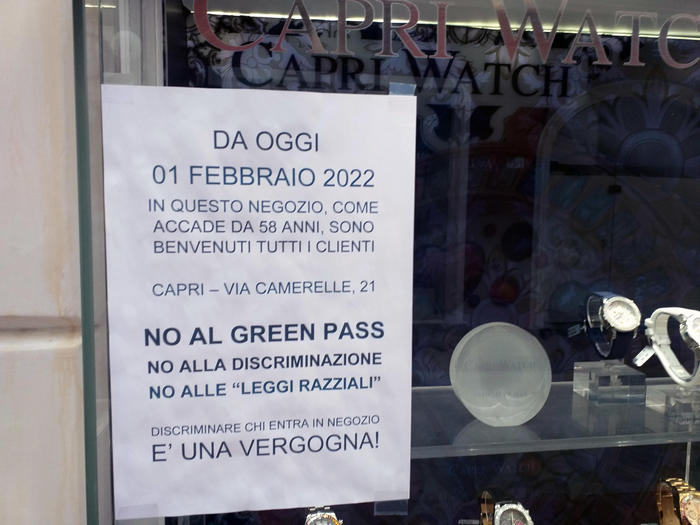 Capri dice No al lasciapassare della vergogna