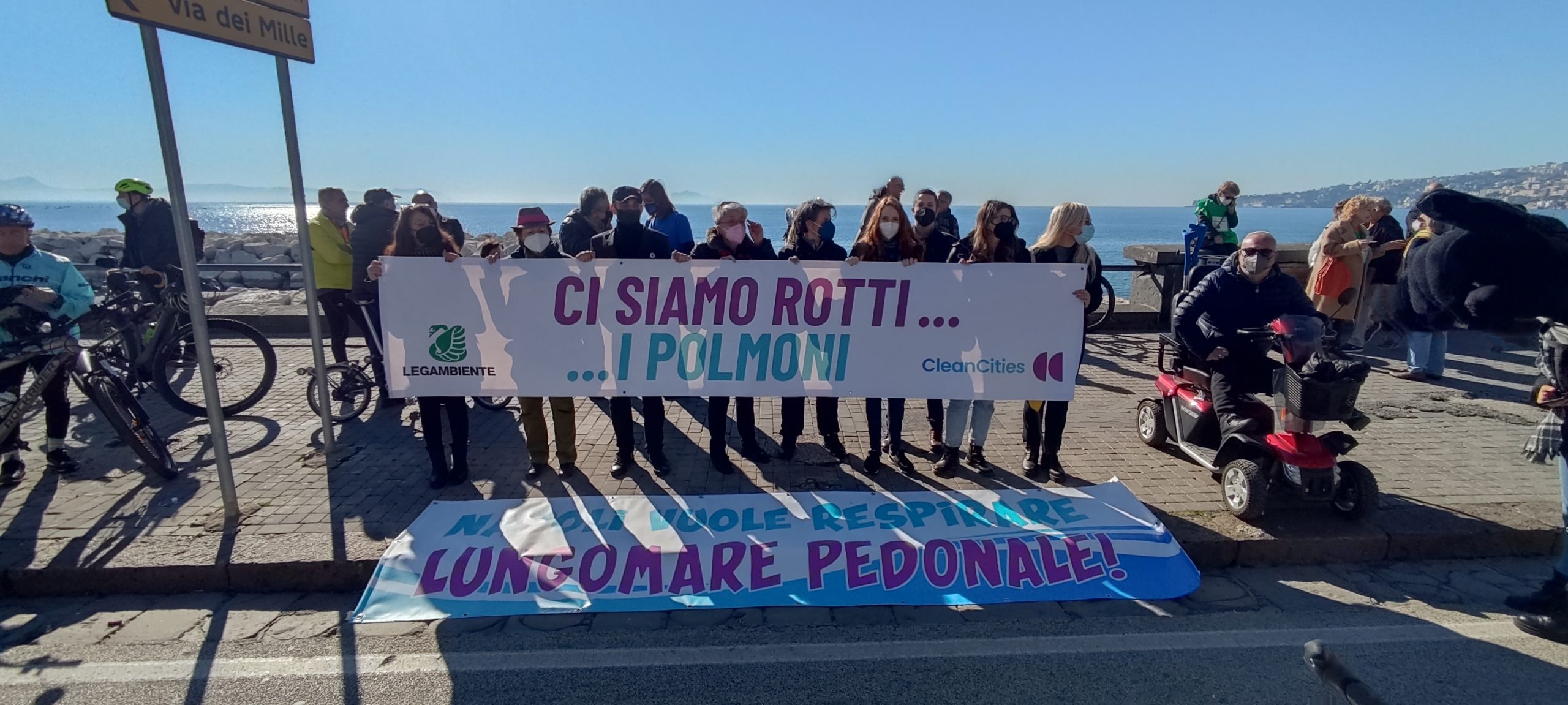 Napoli, Legambiente in piazza: “Sindaco Manfredi, il lungomare resti pedonale”