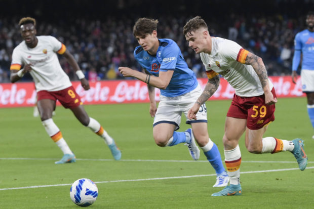 Napoli-Roma 1-1,  Insigne su rigore e gol di El Shaarawy