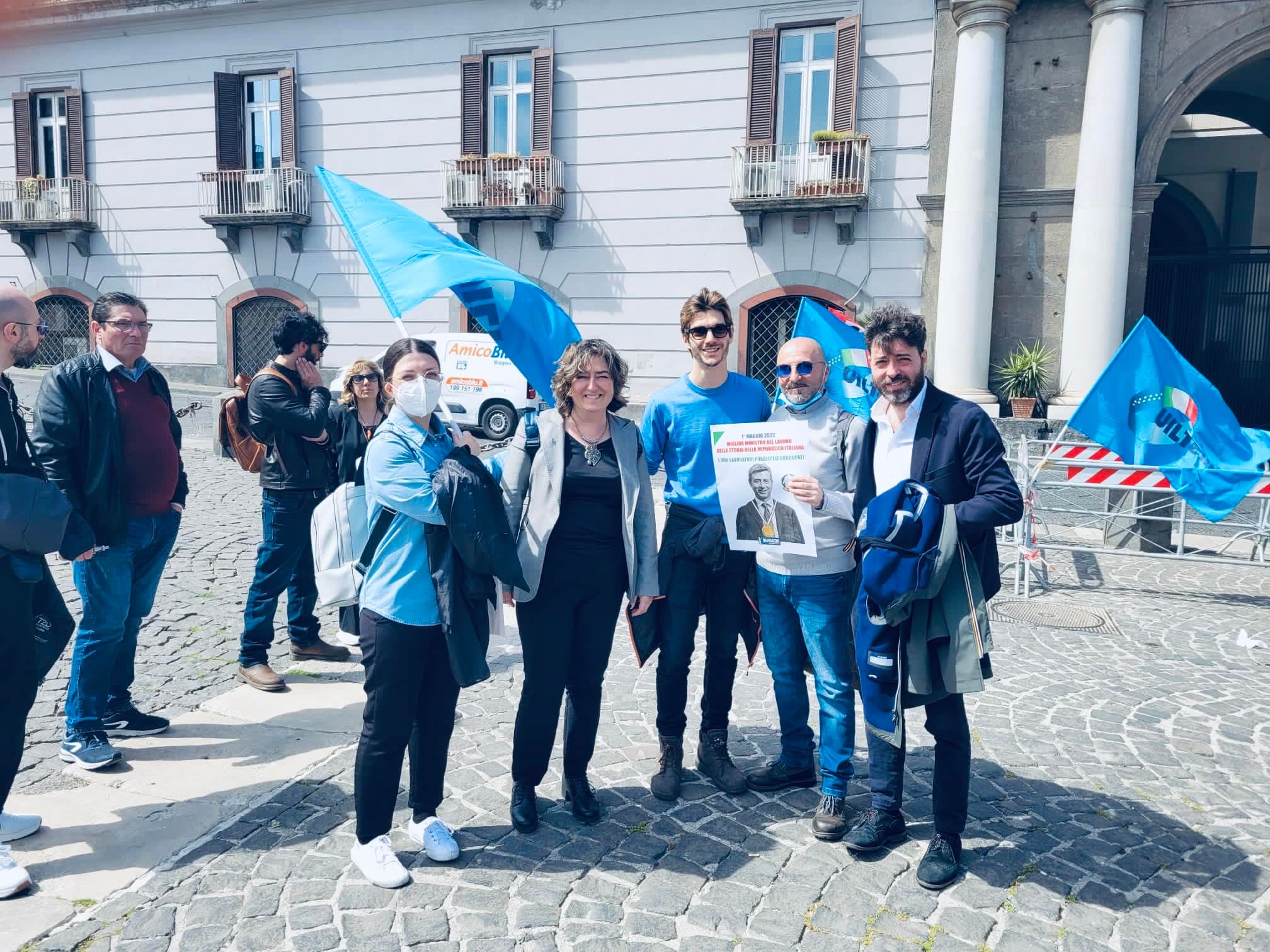 Napoli, in piazza 400 navigator per il lavoro stabile