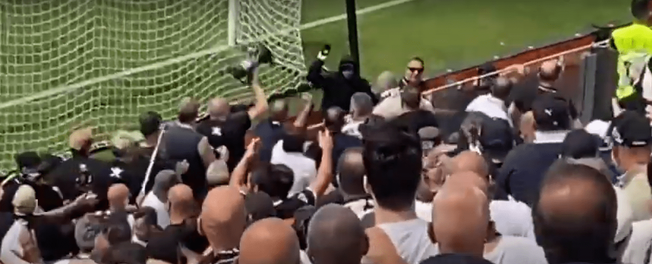 Spezia-Napoli 0-3, gravi incidenti sugli spalti