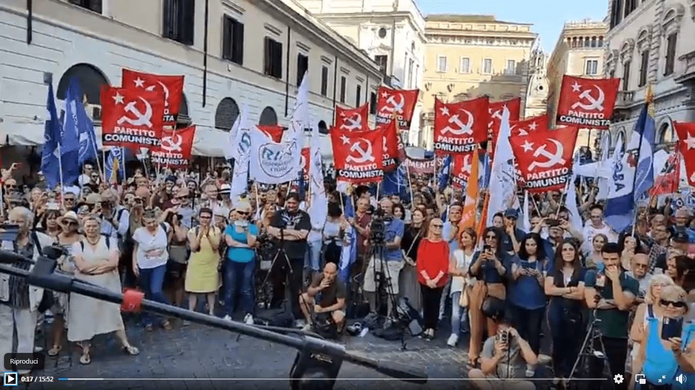 Roma, 5 mila in piazza: prove di opposizione contro Draghi e il Carovita. Iniziative di lotta in tutta Italia