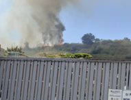 Napoli ancora un incendio nell’area di Agnano: rogo sotto controllo