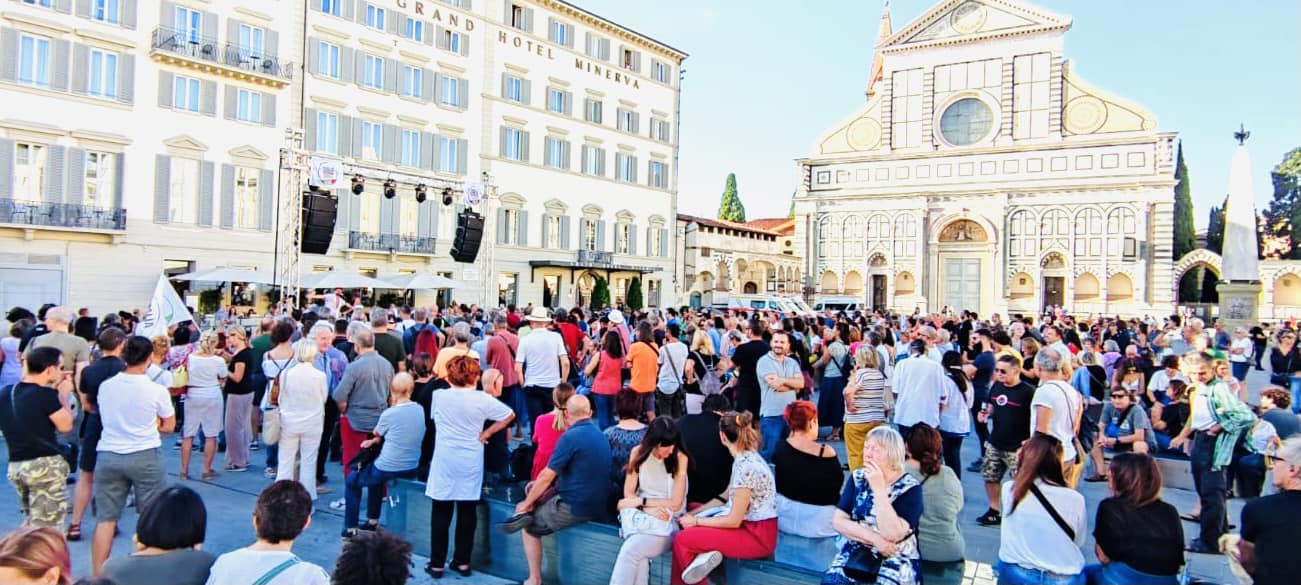 Firenze, 7 mila in piazza per sostenere Italia Sovrana e Popolare