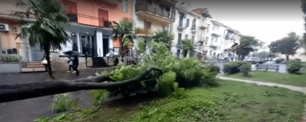 Disagi in tutta la Campania per il maltempo