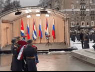 Mosca, Putin e Miguel Diaz-Canel inaugurano monumento dedicato a Fidel Castro