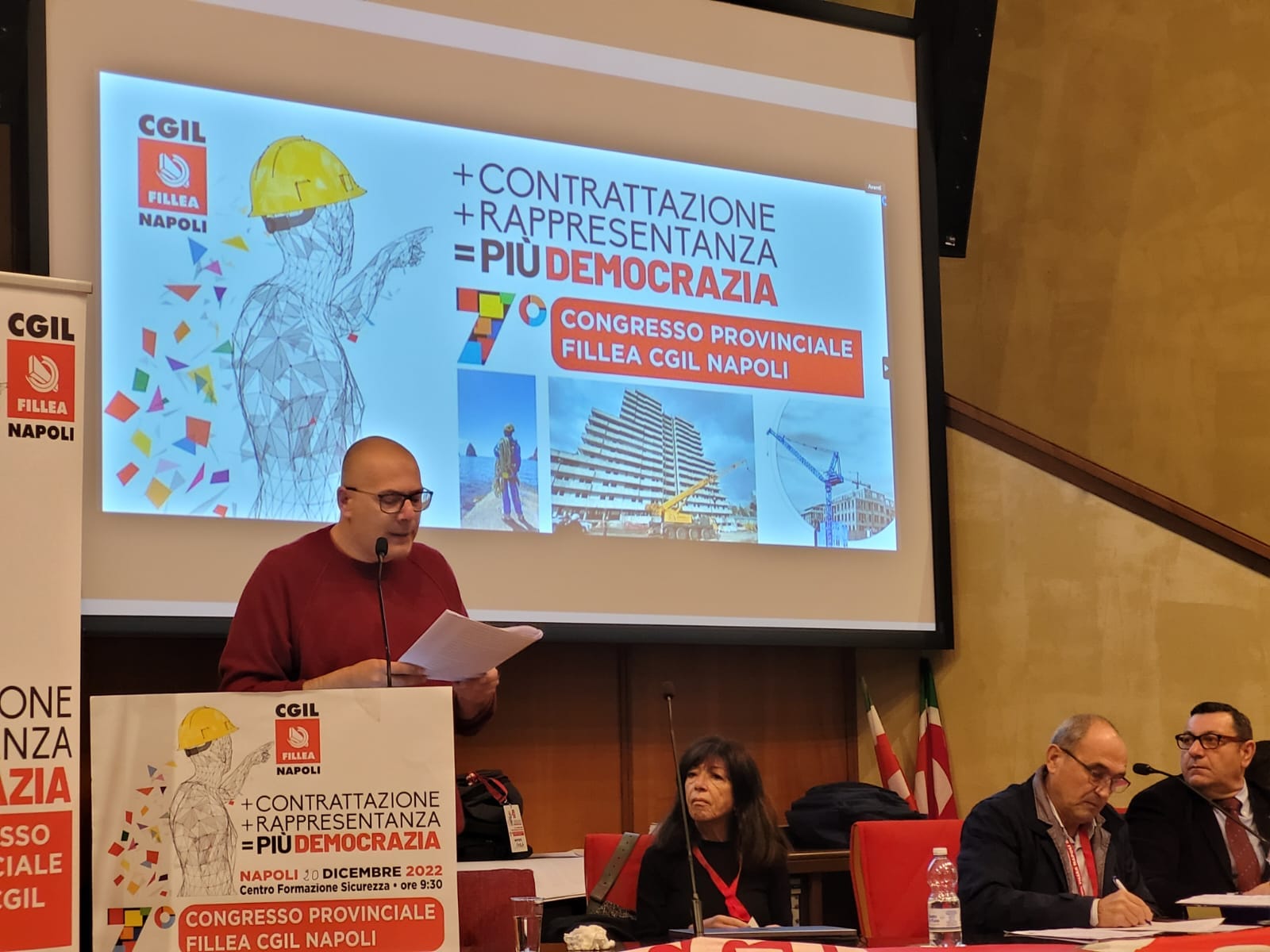 Napoli, Mele riconfermato segretario generale degli edili Cgil