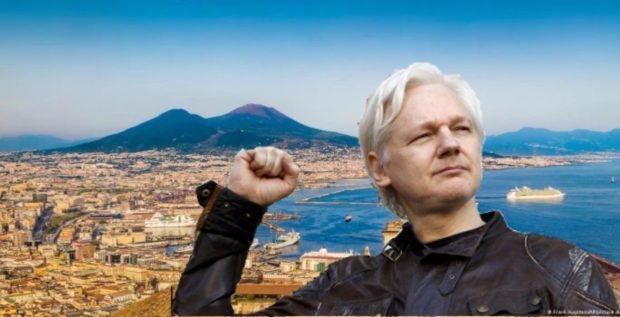 Napoli, il Comune conferisce la cittadinanza onoraria al giornalista Julian Assange.               Cerimonia Venerdi prossimo