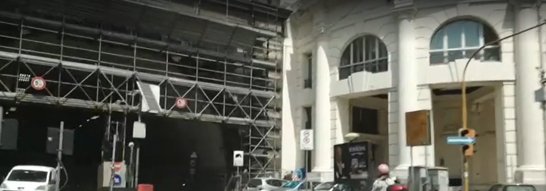 Napoli, Galleria Vittoria chiusa al traffico per 48 ore
