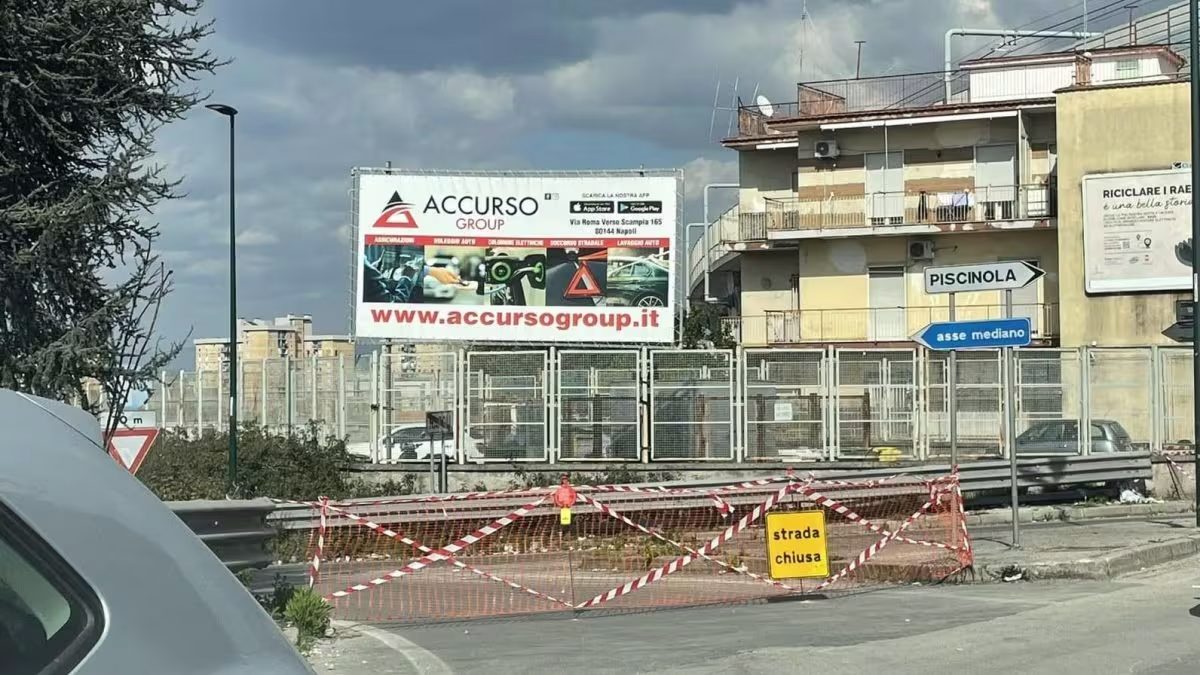 Chiusura asse  Melito Scampia: istituzioni assenti, interviene la Tangenziale