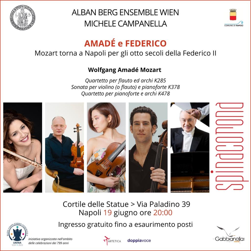 Napoli: buon compleanno Federico II sulle note di Mozart nel ‘Cortile delle Statue’ 