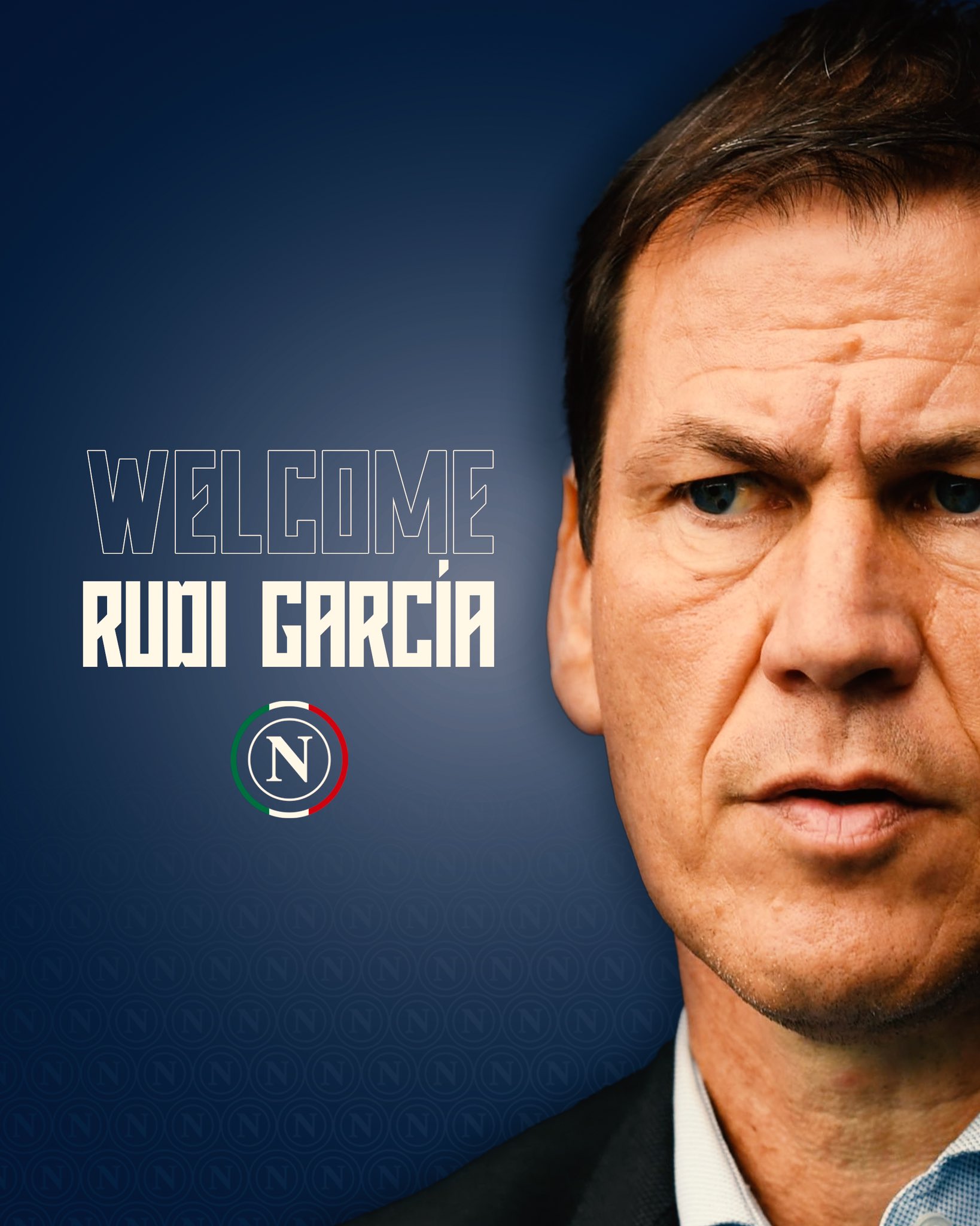 Rudi Garcia è il nuovo allenatore del Napoli