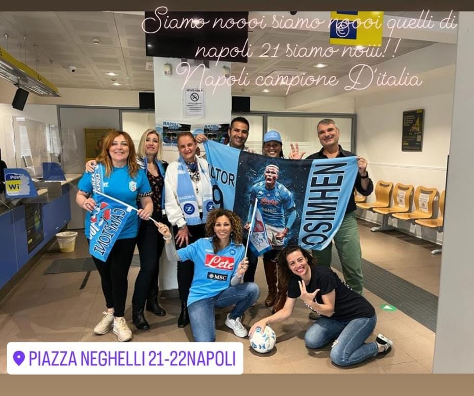 Napoli, lo scudetto raccontato dai dipendenti delle Poste Italiane