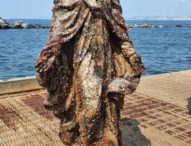 Ercolano, al via il restauro della statua della Madonnina del Pescatore e Subacqueo