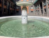 Napoli, restaurata la fontana del Cortile delle Carrozze