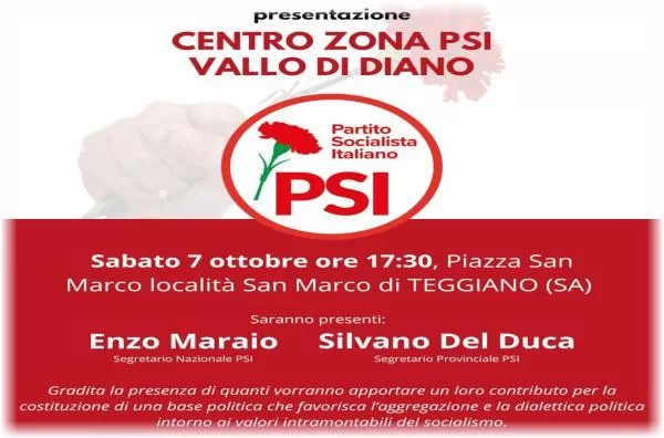 Psi, presenta il Centro Zona Vallo di Diano a Teggiano