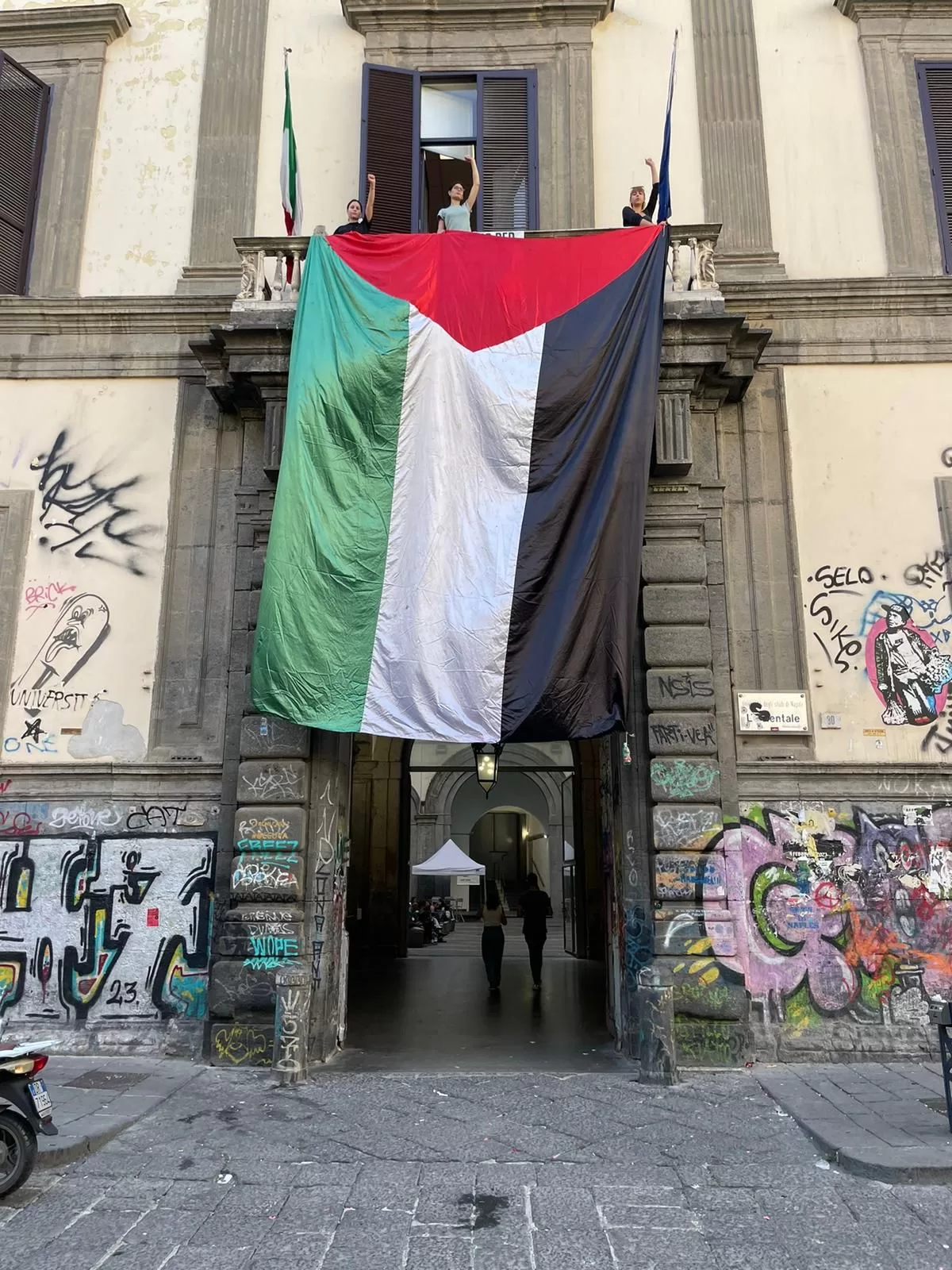 Napoli, studenti Università Orientale: “basta con l’occupazione coloniale della Palestina”