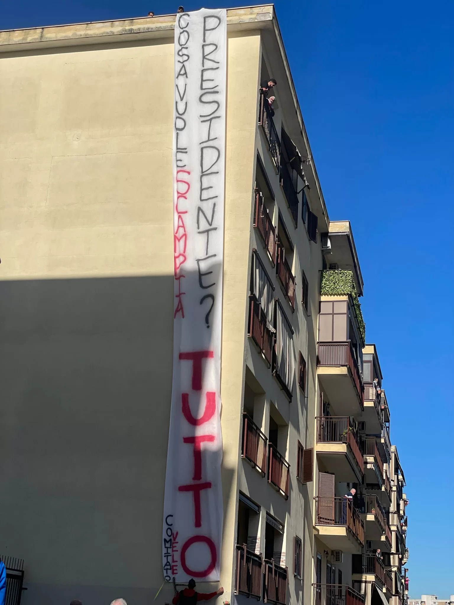 Napoli, comitato Vele al presidente Mattarella: “Scampia vuole tutto”