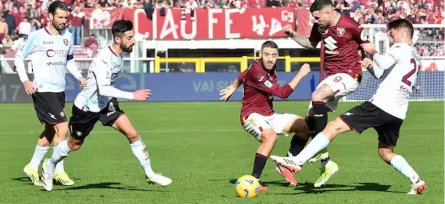 Salernitana ferma il Torino e interrompe la serie di quattro sconfitte consecutive
