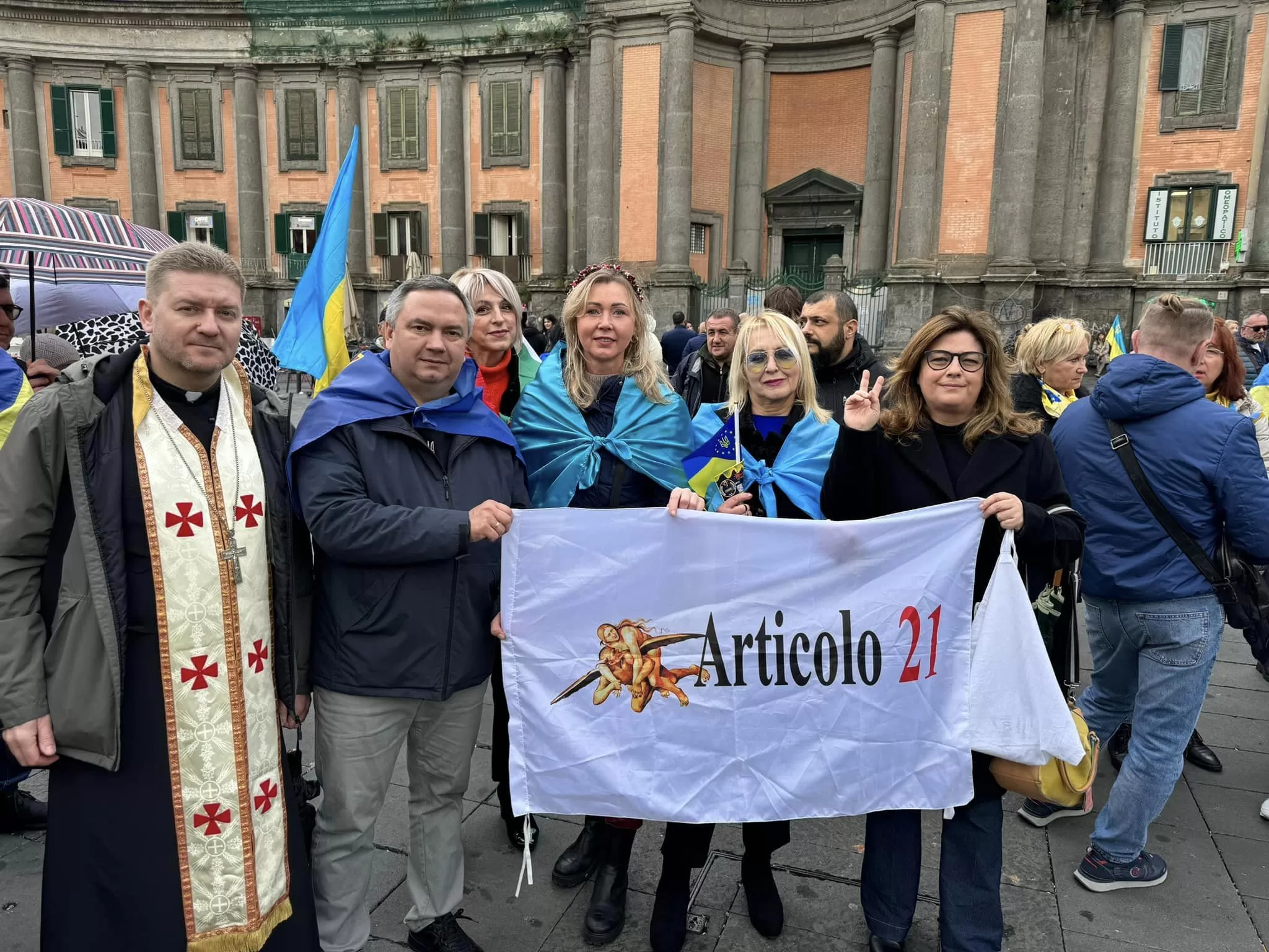 Napoli, giornalisti filo-ucraini sferrano un duro attacco a Jorit e al Partito dei Carc