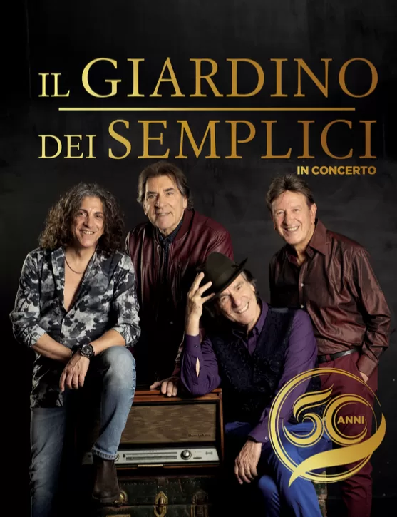 Napoli, Teatro Mediterraneo della Mostra d’Oltremare: Il Giardino dei Semplici festeggia 50 anni di carriera musicale