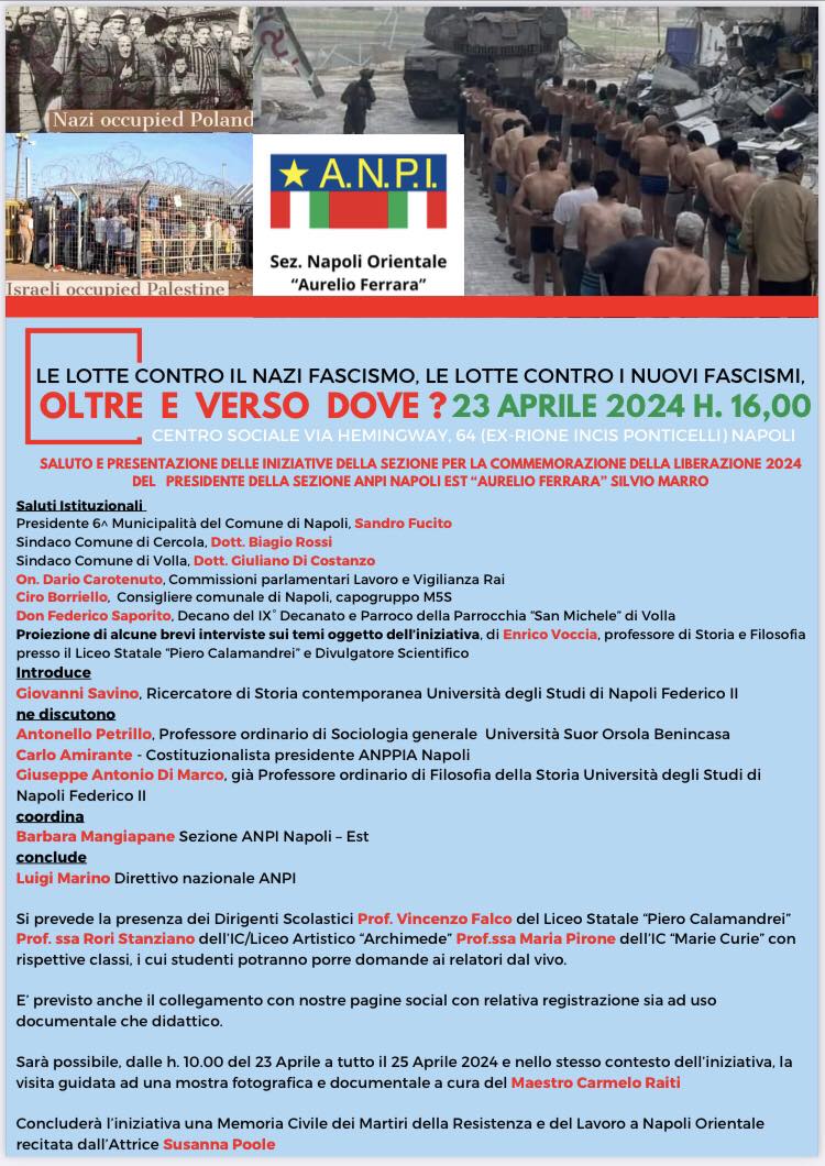 Napoli, primo convegno Anpi sesta municipalità