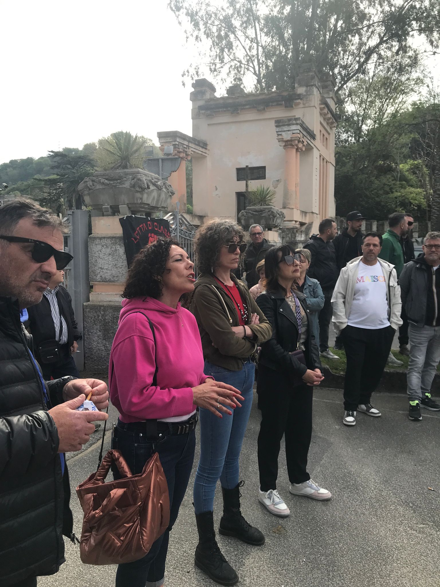 Altra giornata di lotta alle Terme di Agnano: operai, studenti e disoccupati al fianco dei dipendenti senza salario (foto e video)