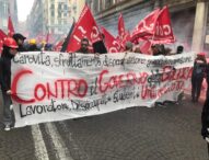 Napoli, il 1 maggio di lotta dei lavoratori, studenti e disoccupati organizzati dal sindacalismo militante di base
