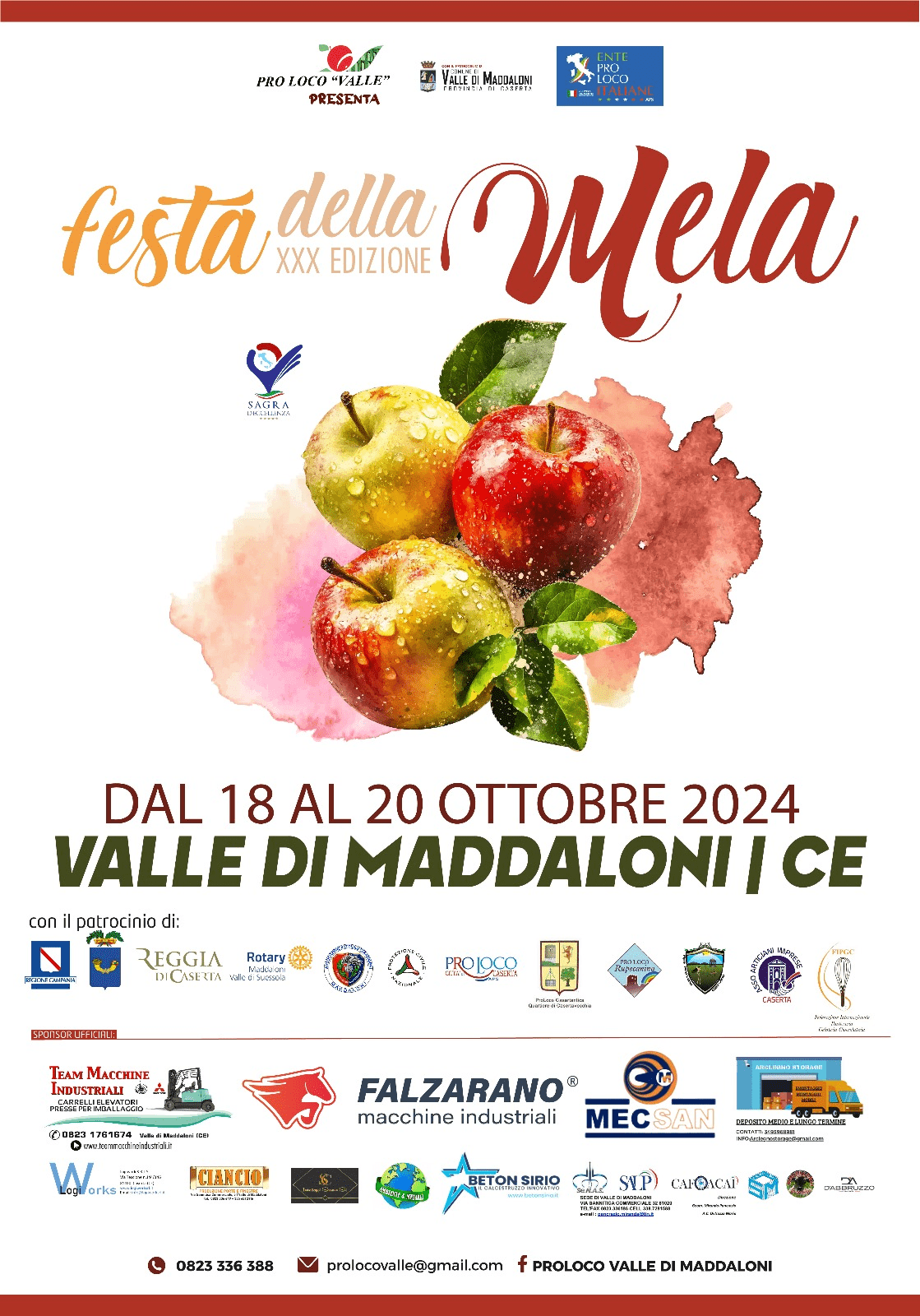 Valle di Maddaloni, al via la “Festa della Mela”