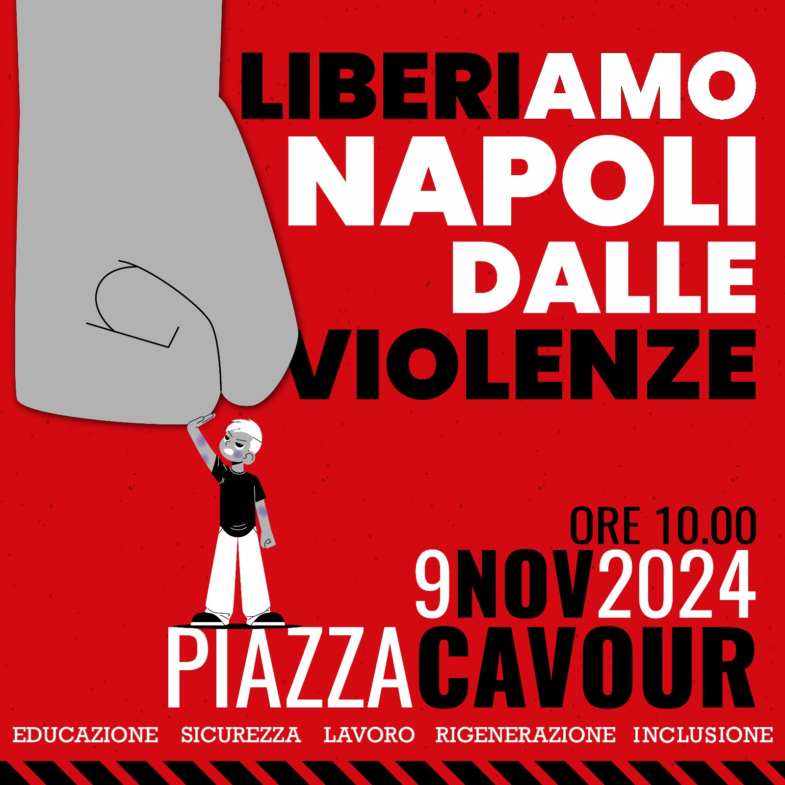 Liberare Napoli dall’uso e dalla cultura delle armi: Sabato prossimo assemblea pubblica in piazza Cavour