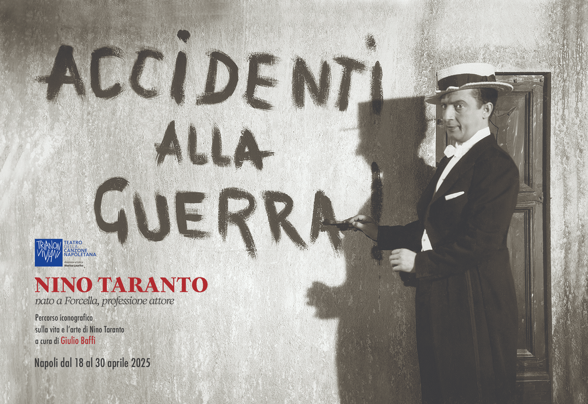 Il Teatro Trianon Viviani omaggia Nino Taranto: una rassegna di eventi tra memoria, arte e identità napoletana