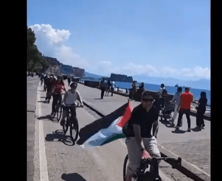 Napoli pedala per la Palestina