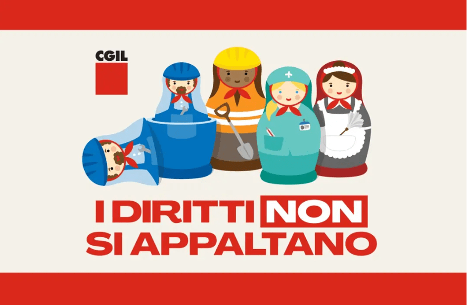 Cgil, al via la campagna ‘i diritti non si appaltano’