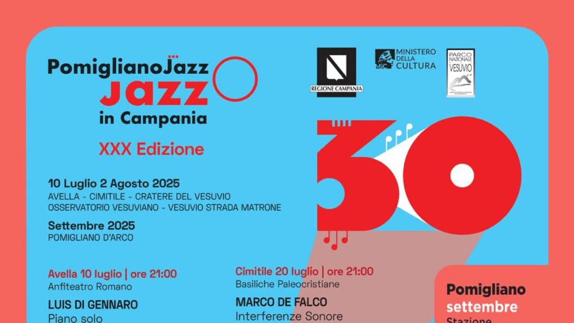 Festa del trentennale: Pomigliano Jazz raddoppia a Cimitile con Lovano e Garcia