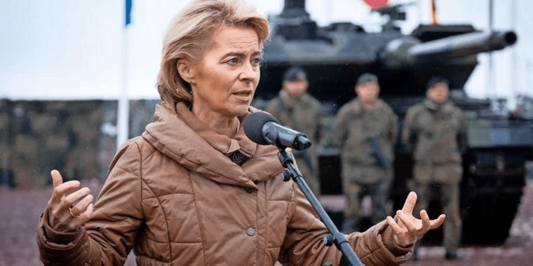 Von der Leyen accusa senza prove e apre all’abbattimento di caccia russi