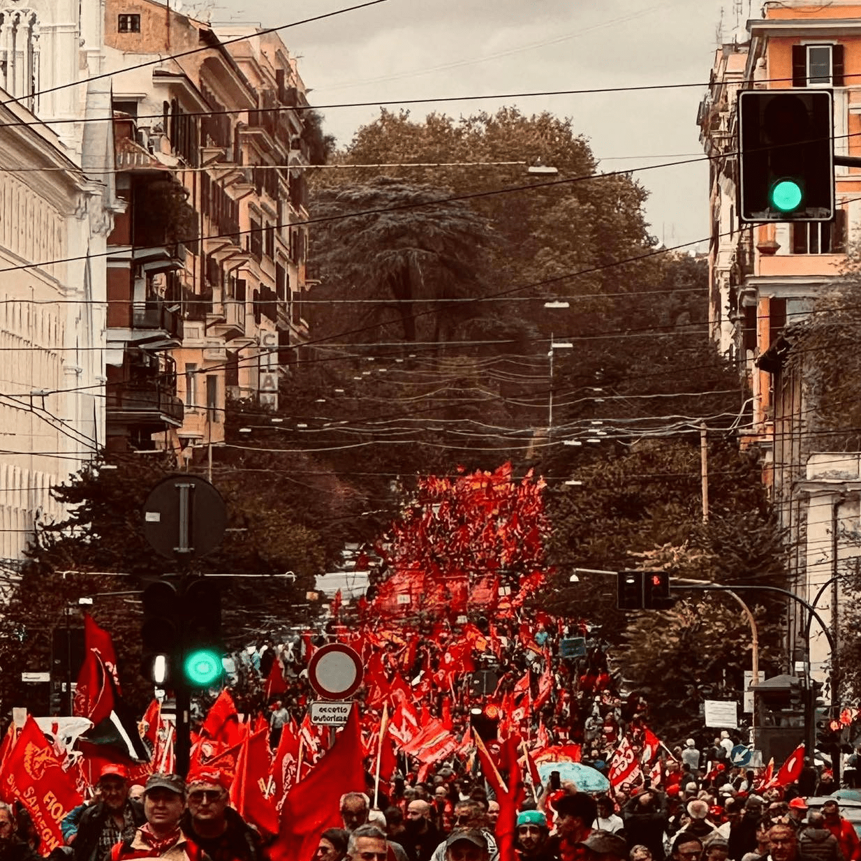 200mila in piazza a Roma per la Cgil