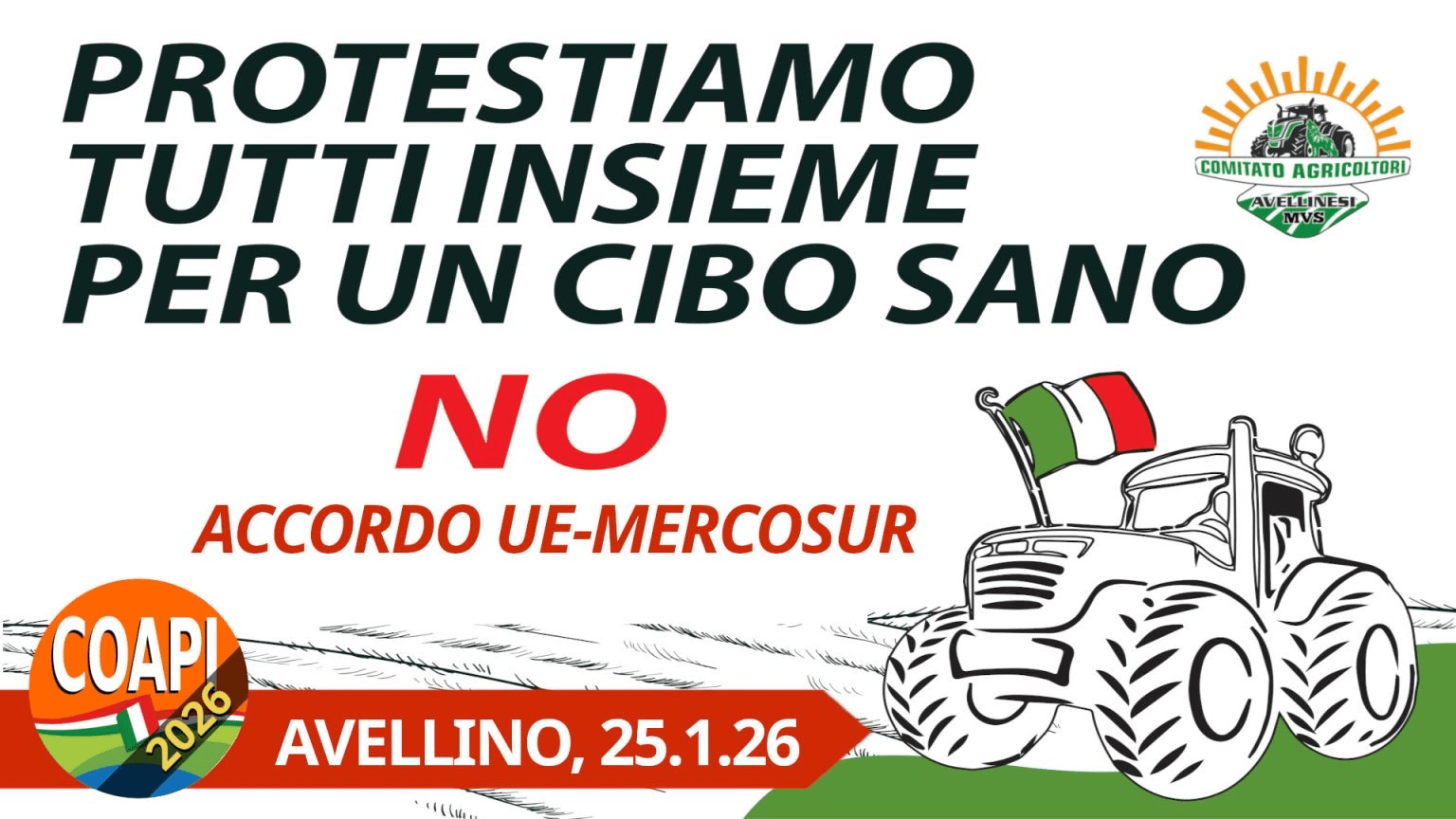 Accordo UE–Mercosur, l’allarme degli agricoltori irpini