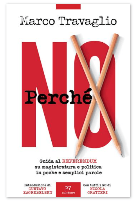Referendum 22-23 marzo: libro di Travaglio svela i motivi del no alla riforma della magistratura