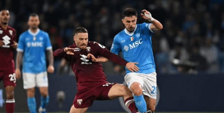 Napoli batte Torino: Alisson Santos ed Elmas decidono la sfida