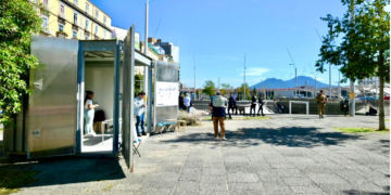 Napoli, Piazza Garibaldi cambia volto: aperti i nuovi chioschi sociali