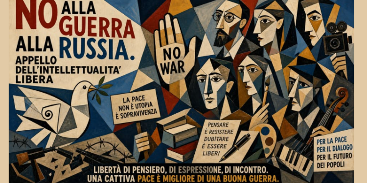No alla guerra con la Russia: intellettuali italiani contro la deriva bellicista dell’Europa