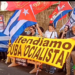Presidio a Napoli davanti alla RAI: solidarietà al popolo cubano