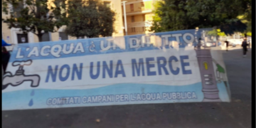 Acqua pubblica Napoli esplode la protesta contro la trasformazione di ABC in SpA