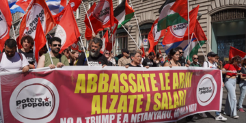Manifestazione operaia a Roma: 15mila con USB contro guerra, austerità e tagli sociali